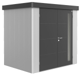 Biohort Zahradní domek NEO 1B, varianta 1.3 stříbrná metalíza