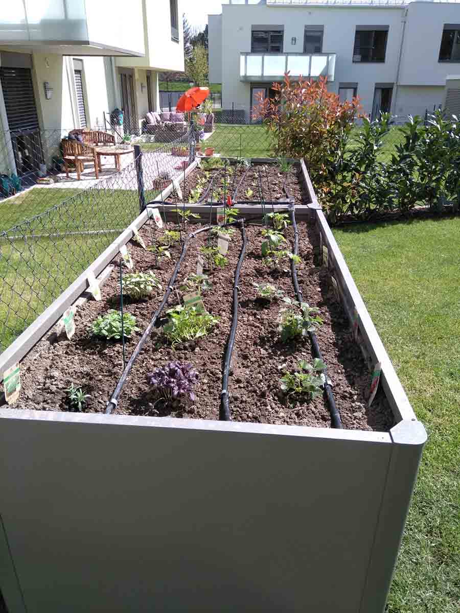 Biohort Zvýšený truhlík na zeleninu 1,5 x 1 tmavě šedá metalíza