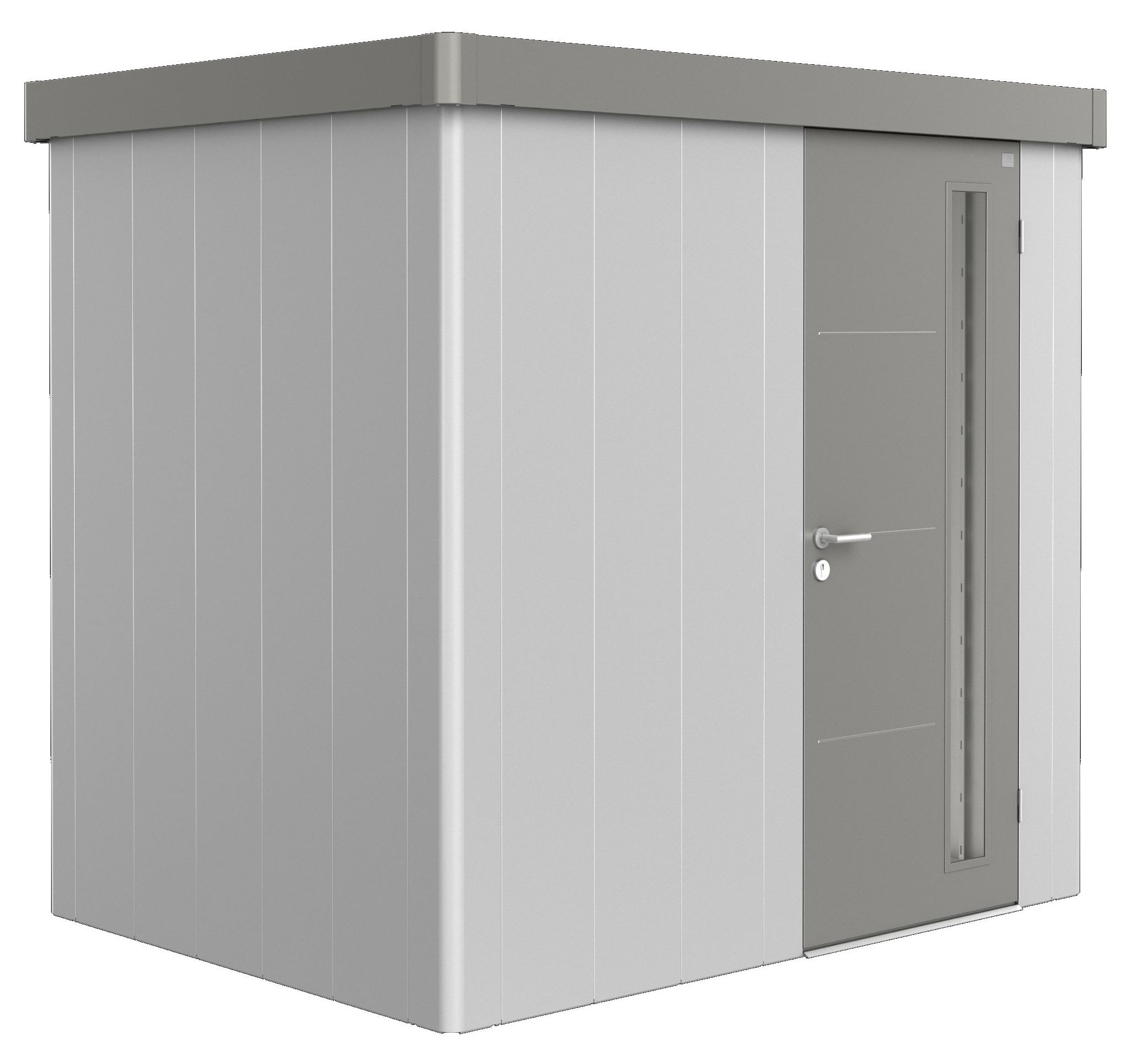 Biohort Zahradní domek NEO 1B, varianta 1.2 stříbrná metalíza