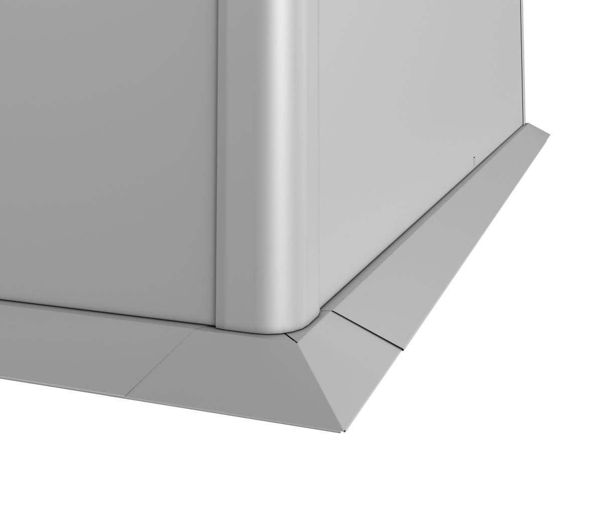 Biohort Soklová lišta 2x0,5 - stříbrná metalíza 