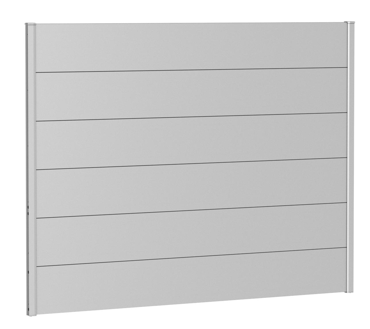 Biohort Zástěna na ochranu soukromí V135 x Š180 - Stříbrná metalíza