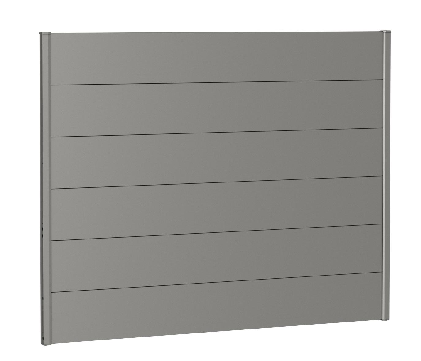 Biohort Zástěna na ochranu soukromí V135 x Š180 - Šedý křemen metalíza