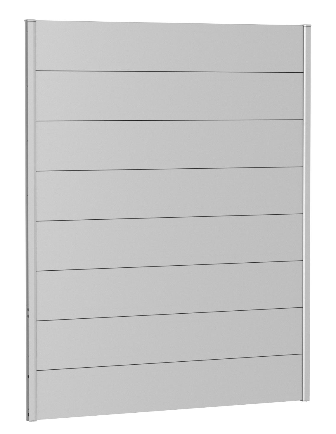 Biohort Zástěna na ochranu soukromí V180 x Š150 - Stříbrná metalíza