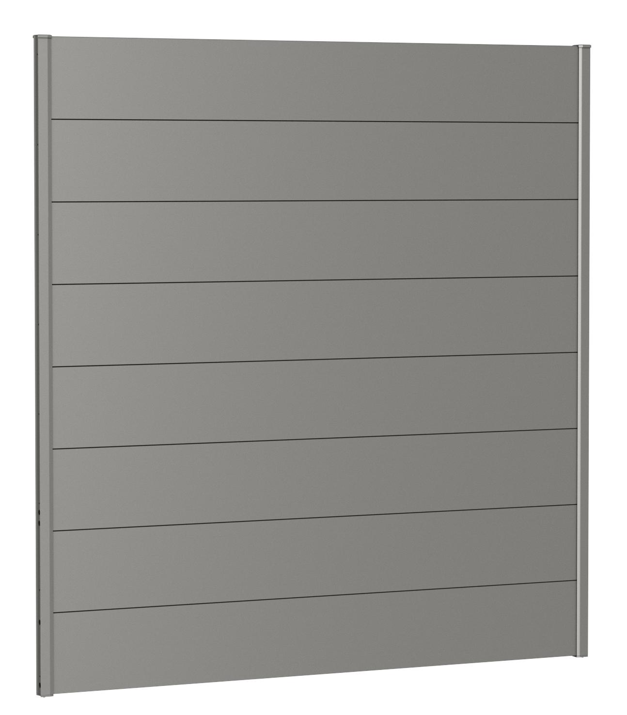 Biohort Zástěna na ochranu soukromí V180 x Š180 - Šedý křemen metalíza