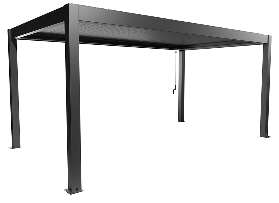 Biohort Hliníková Pergola 5,5x3, tmavě šedá metalíza