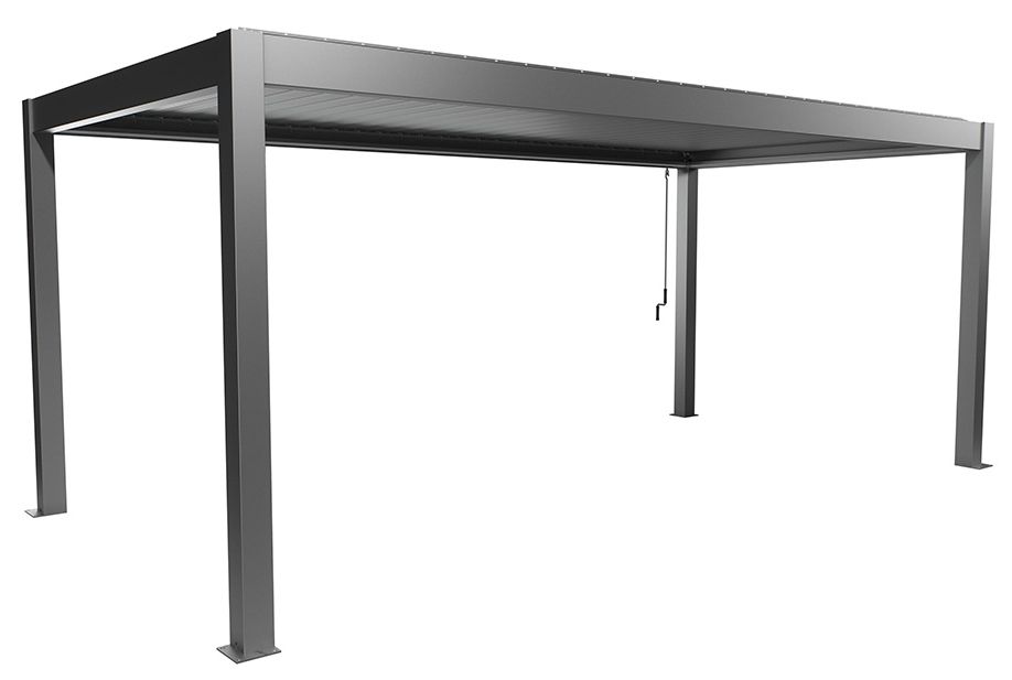 Biohort Hliníková Pergola 6x3, šedý křemen metalíza