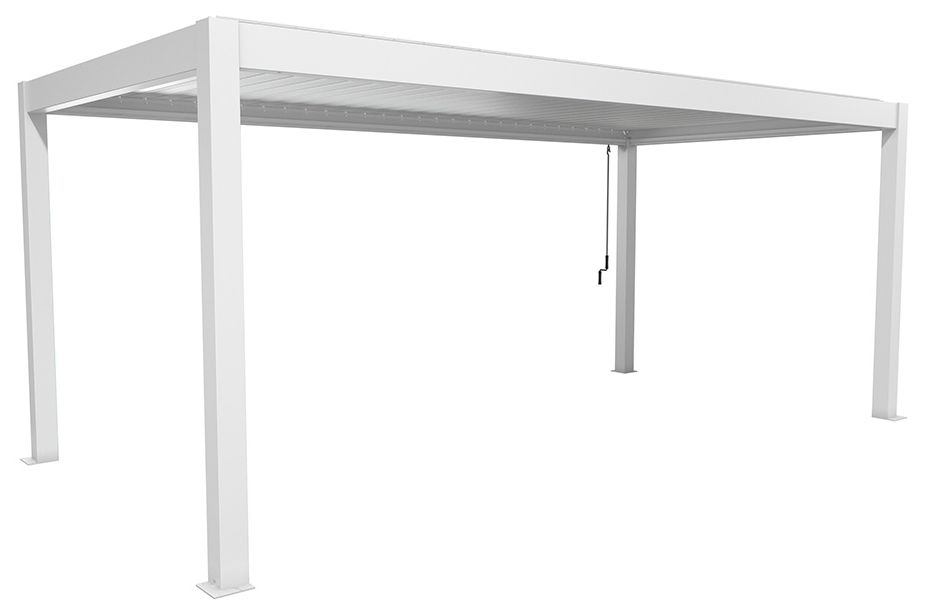 Biohort Hliníková Pergola 6x3, Bílá / stříbrná metalíza