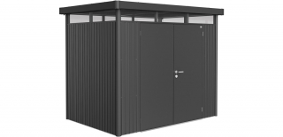 Biohort Zahradní domek HIGHLINE® H2, tmavě šedá metalíza