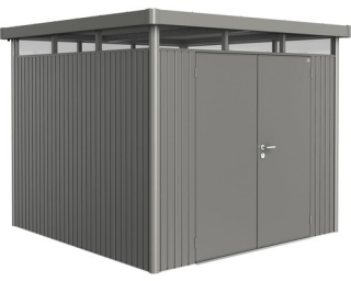 Biohort Zahradní domek HIGHLINE® H4, šedý křemen metalíza